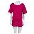 Vestido de algodón rosa con cordón Hermès Sz.40 de segunda mano