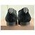 Louis Vuitton Black Velvet Loafer Black Monogram Velour Schwarz 7.5 (41,5) Nero - vista 7