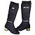 Botas 2-em-1 Chanel em nylon acolchoado e couro preto