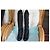 Botas 2-em-1 Chanel em nylon acolchoado e couro preto - vista 3