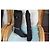 Botas 2-em-1 Chanel em nylon acolchoado e couro preto - vista 5