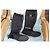 Botas 2-em-1 Chanel em nylon acolchoado e couro preto - vista 9