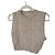 Brunello Cucinelli Zopfstrick-Wollweste Beige