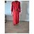 Gabriela Hearst Rotes langes Leinenkleid - Ansicht 6