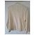 Autre Marque Cashmere-Pullover in Creme mit Zopfmuster Roh - Ansicht 4