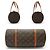 Louis Vuitton Vintage Papillon 30 Monogram Canvas Tasche mit Beutel Braun - Ansicht 5