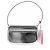 Diesel Borsa a tracolla 1DR argentata Argento - vista 3