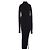 Ann Demeulemeester Maxikleid aus Wolle Schwarz