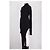 Ann Demeulemeester Maxikleid aus Wolle Schwarz - Ansicht 4