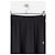Gonna lunga nera Adidas Nero - vista 2