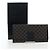 Céline CELINE Macadam Canvas Kiss Lock Long Wallet PVC Leather Black - vista 12