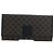 Céline CELINE Macadam Canvas Kiss Lock Long Wallet PVC Leather Black - vista 13