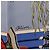 Hermès HERMES Carre 90 Scarf  PANI LA SHAR PAWNEE  Silk Blue - vista 11