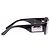 Dolce & Gabbana Gafas de sol rectangulares negras Kim Negro - vista 4