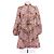 Zimmermann Vestido Botanica Chevron Rosa