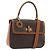 Céline CELINE Macadam Hand Bag PVC Leather 2way Brown Gold Tone