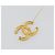CHANEL COCO Mark Brooch metal Gold Tone CC - vista 6