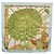 Hermès HERMES Carre 90 Scarf Jardin Creole Silk Light Blue