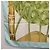 Hermès HERMES Carre 90 Scarf Jardin Creole Silk Light Blue - vista 8