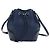 GUCCI Diamante Shoulder Bag Leather 2way Blue Silver 354228 - vista 13