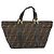 FENDI Zucca Canvas Hand Bag Black Brown - vista 13