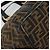 FENDI Zucca Canvas Hand Bag Black Brown - vista 17
