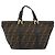 FENDI Zucca Canvas Hand Bag Black Brown - vista 2