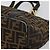 FENDI Zucca Canvas Hand Bag Black Brown - vista 8