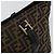FENDI Zucca Canvas Hand Bag Black Brown - vista 9