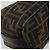 FENDI Zucca Canvas Pouch Black Brown - vista 16
