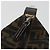 FENDI Zucca Canvas Pouch Black Brown - vista 17