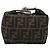 FENDI Zucca Canvas Pouch Black Brown - vista 2