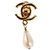CHANEL Ohrringe Metall Goldfarben CC - Ansicht 7