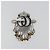 GUCCI GG Marmont Turquoise Brooch metal Silver - vista 5