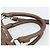 Miu Miu Hand Bag Leather 2way Brown Silver - vista 14