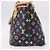 LOUIS VUITTON Monogram Multicolor Annie GM Tote Bag Black M40304 LV - vista 3