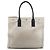 SAINT LAURENT Rive Gauche Hand Bag Coated Canvas Gray Silver - vista 2