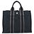 Hermès HERMES Fourre Tout PM Hand Bag Canvas Black Silver - vista 13