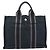Hermès HERMES Fourre Tout PM Hand Bag Canvas Black Silver - vista 2