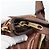 Chloé Chloe Etel Shoulder Bag Leather 2way Brown Gold - vista 10