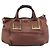 Chloé Chloe Etel Shoulder Bag Leather 2way Brown Gold - vista 13
