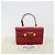 PRADA Hand Bag Leather Red Gold - vista 12