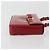 PRADA Hand Bag Leather Red Gold - vista 3