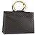 Céline CELINE Macadam Canvas Hand Bag PVC Leather Black Gold