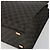 Céline CELINE Macadam Canvas Hand Bag PVC Leather Black Gold - vista 14