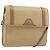 Christian Dior Shoulder Bag Leather Beige Gold Tone