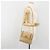 Christian Dior Shoulder Bag Leather Beige Gold Tone - vista 23