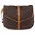 LOUIS VUITTON Monogram Saumur 35 Shoulder Bag M42254 LV - vista 13