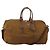 PRADA Boston Bag Nylon 2way Brown Silver