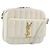 SAINT LAURENT Shoulder Bag Leather White Gold